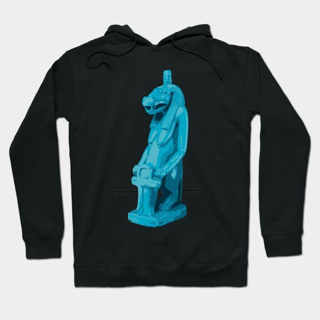 Taweret Egypt Goddess Hoodie by ppandadesign